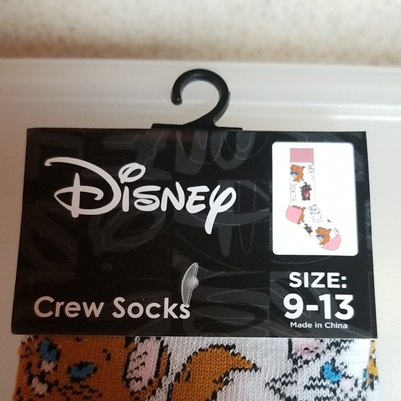Disney Aristocats Colorful Crew Socks - Picture 2 of 4